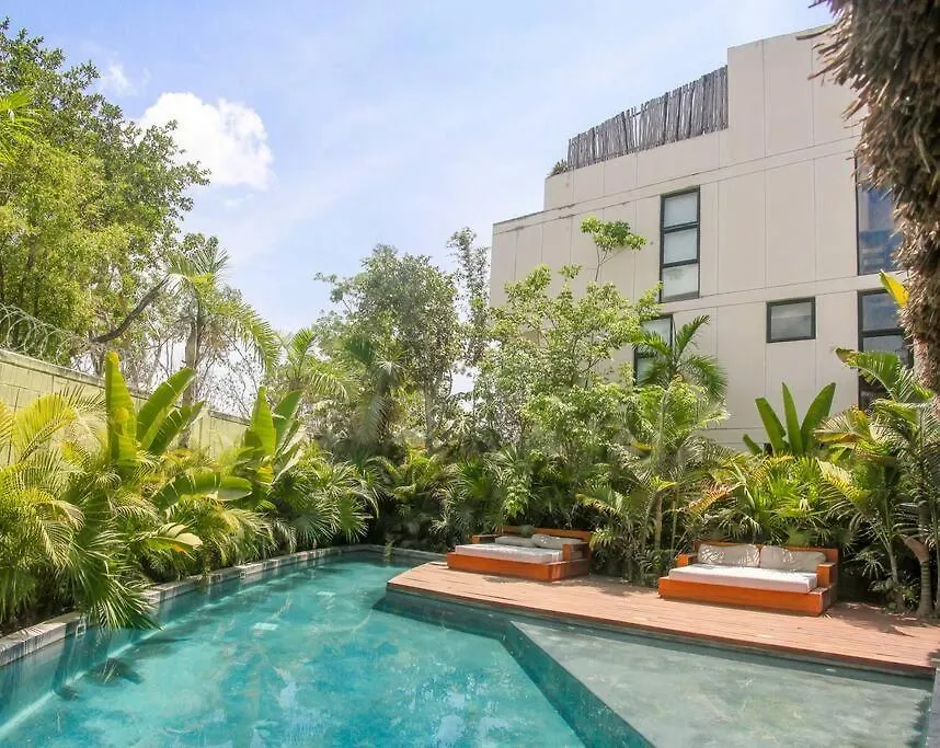 Dhalia - Private Roof With Pool & Beach Club Access Tulum Pueblo Appartement